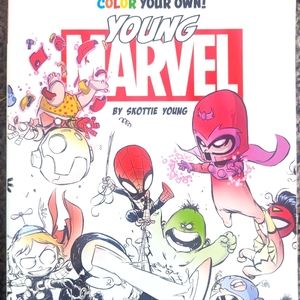 Young Marvel coloring book